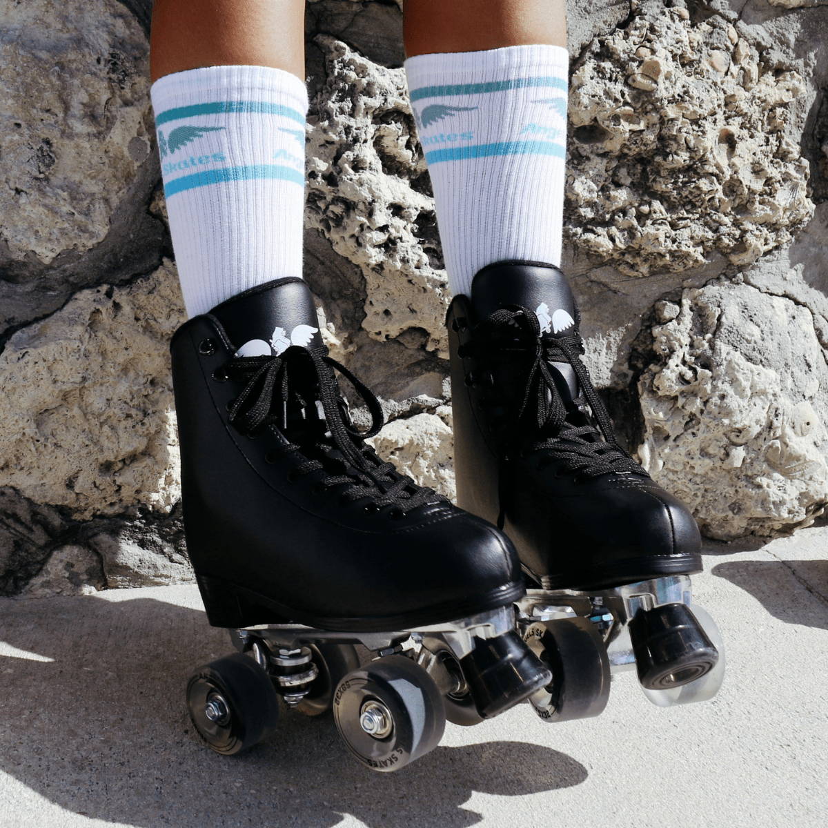 Thunder Black Roller Skates Angel's Skates